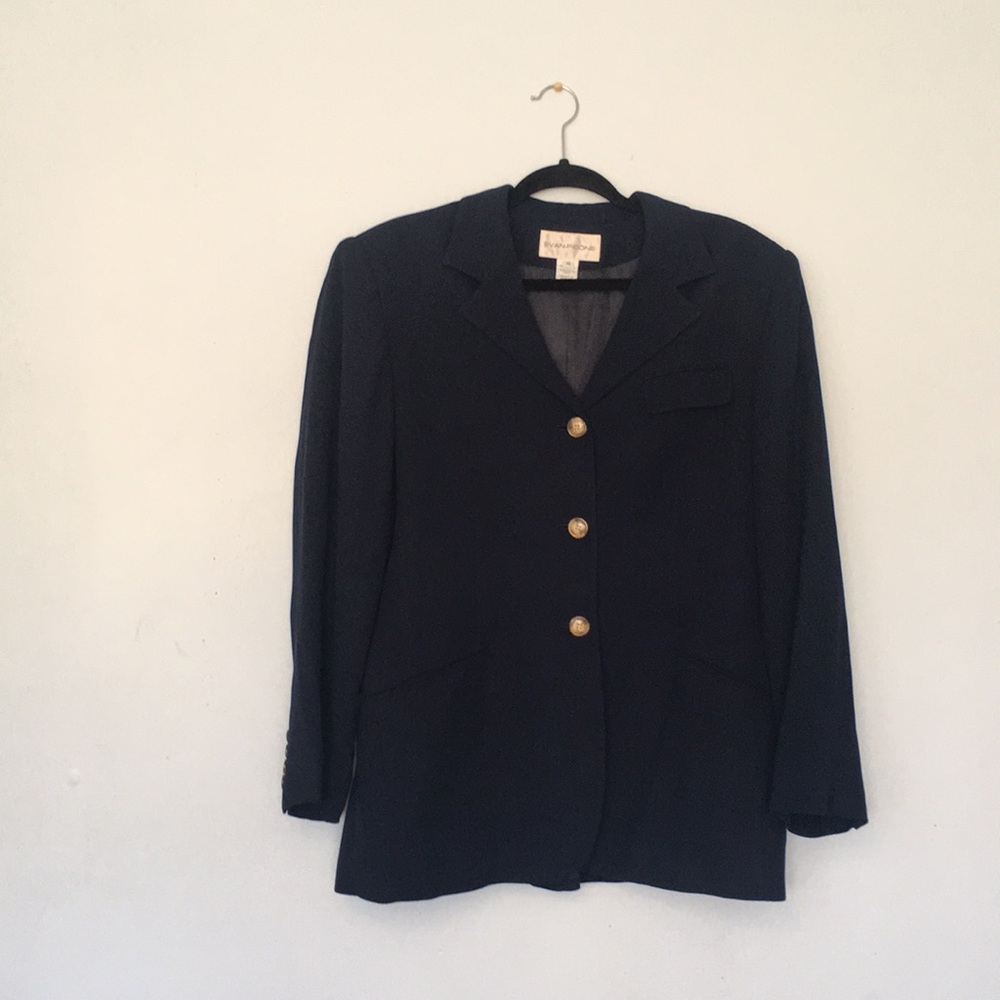 Evan Picone Navy Blazer
